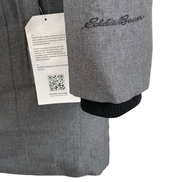 Eddie Bauer Women's Superior III Down
Stadium Coat Jacket Size: PXS Color: Gray - Picture 10 of 16